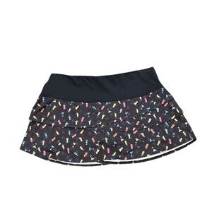 Lucky in Love Size Large Women’s‎ Bottoms Up Scalloped Golf Skort EUC